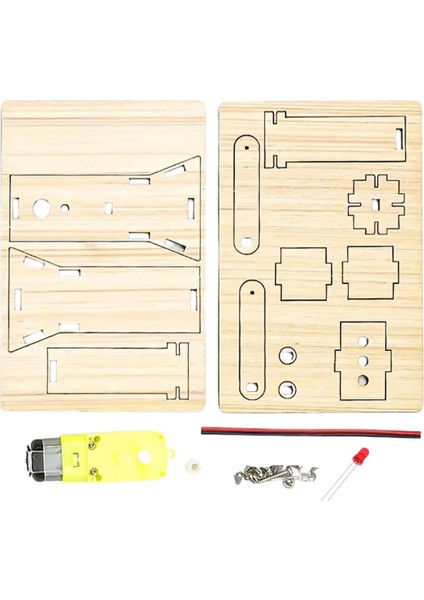 El Feneri Elektrik Üretimi Stem Ahşap Kiti - Fen ve Enerji Seti fırsatları