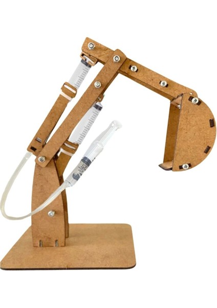 Hidrolik Kepçe Sıvı Basınç Pascal Kanunu Steam Fen Deney Eğitim Seti - Kendin Yap Hidrolik Kepçe modelleri