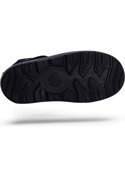 Twincers 2028 Siyah Kadın Kışlık Düz Bot Ayakkabı fırsatları