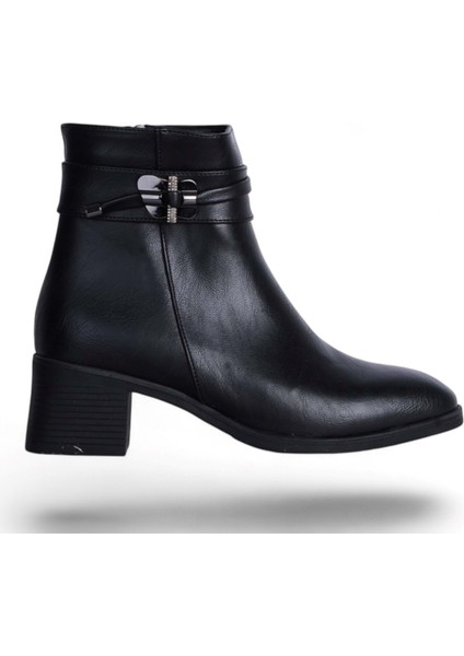 M-460 Siyah Cilt Kışlık Kadın Bot Ayakkabı fiyatları