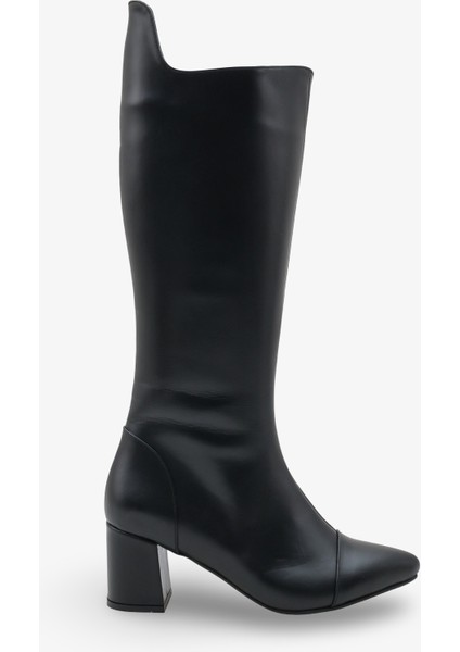 Elisse Kadın Topuklu Çizme Siyah