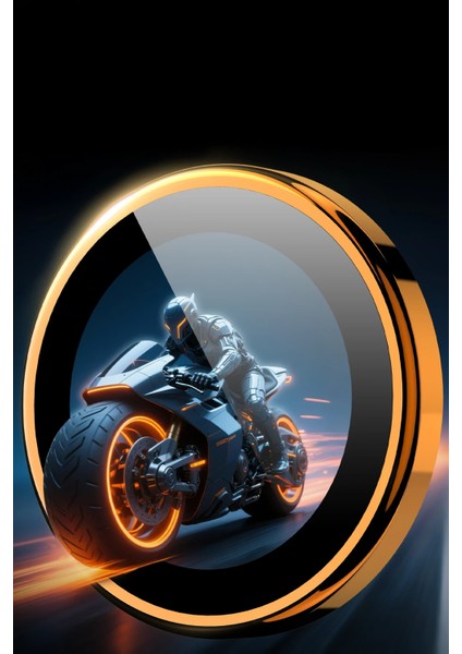 Apple iPhone 17 Pro & 17 Pro Max Bright Pvd Metal Kamera Lens Camı - Turuncu modelleri