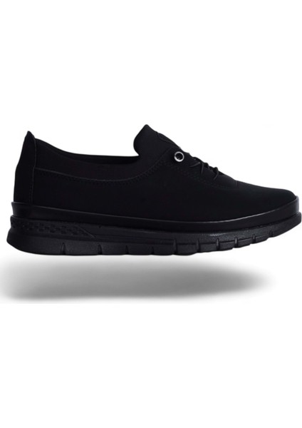 Ayzen 1260 Siyah Kadın Babet Ayakkabı