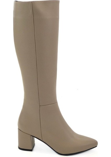 Nebey Inna Kadın Hakiki Deri Topuklu Çizme modelleri