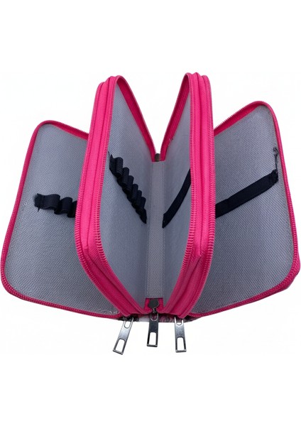 Üç Gözlü Lastikli Kalemlik Kızlar Beyaz modelleri