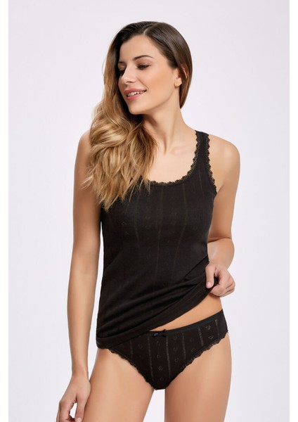 %100 Pamuk Renkli Kalp Desenli (Jakarlı) Geniş Askı Dantelli Külot Takım fiyatları