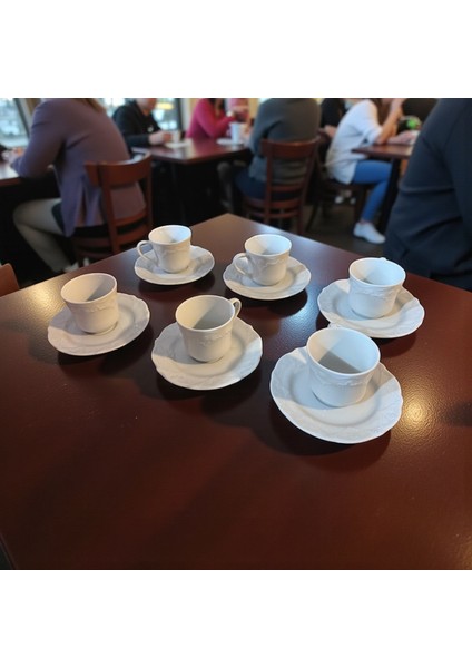 Porselen Kahve Fincanı Seti Takımı 6 Kişilik fiyatları