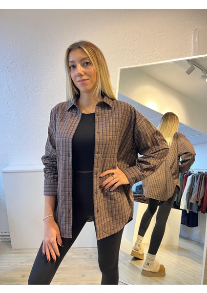 Kahverengi Oduncu Gömlek