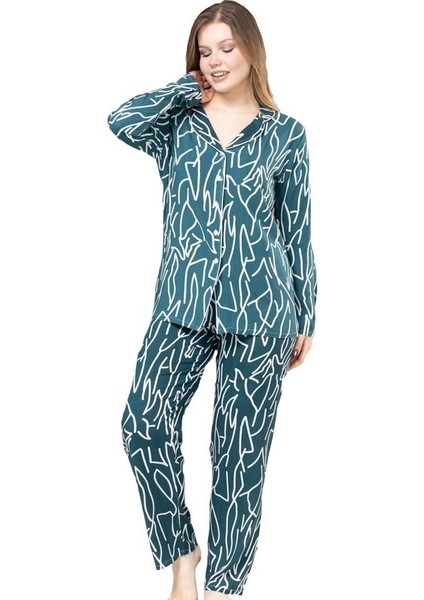 Premium Pamuklu Kumaş Kadın Pijama Takımı S/3xl