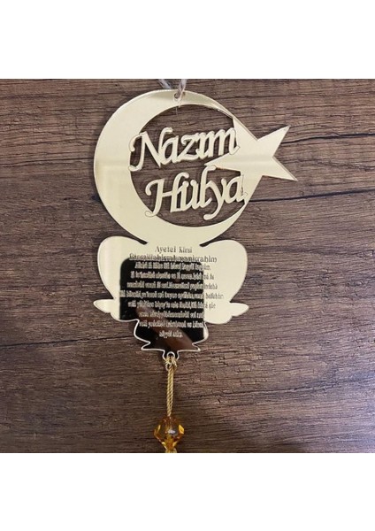 Kişiye Özel Ay-Yıldız Dikiz Aynası Süsü