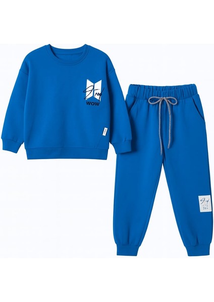 Wow Yazı Baskılı Üç Ip Erkek Çocuk Takım fiyatları