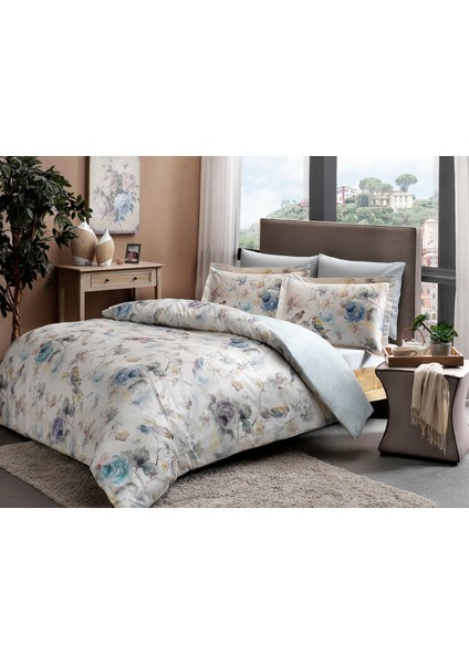 Dijital Saten Çift Kişilik Nevresim Takımı