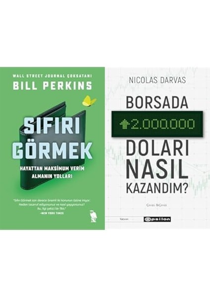 Sifiri Gormek + Borsada Iki Milyon Dolari Nasil Kazandim=(2 Kitap)