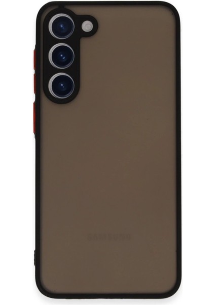 Samsung Galaxy S23 Plus Kılıf Montreal Silikon Kapak - SIYAH-(5796) - M104R371-K54104