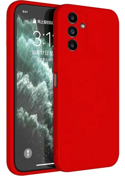 Samsung Galaxy S23 Fe Kılıf First Silikon - KIRMIZI-(5796) - M478R918-K03478