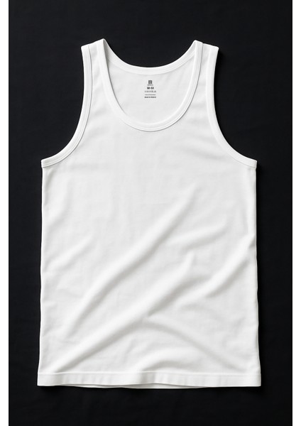 6'lı %100 Pamuklu Erkek Beyaz Askılı Atlet fırsatları