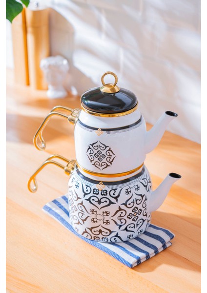 Thea Emaye Mini Çaydanlık Takımı - 1750 ml