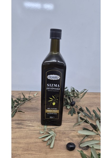 Iık Hasat Zeytinyağı Soguk Sıkım Taze ve Yoğun Bir Lezzet 1 Litre