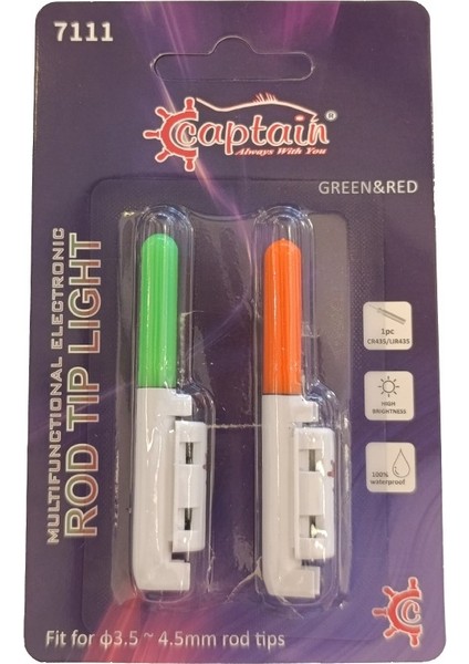 7111 Pilli ve Aparatlı Fosfor 2li Set 4.5X39MM