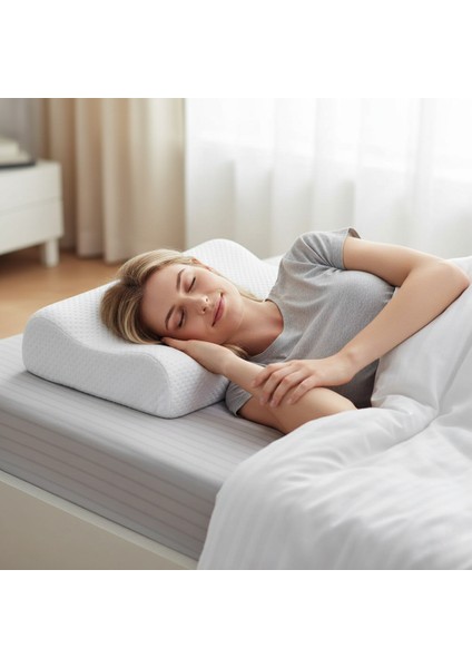Pure Visco Ortopedik Boyun Destekli Yastık