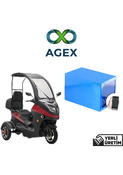 Regal Raptor K1 Elektrikli Araba Bataryası 72 Volt 24 Ah Lifep