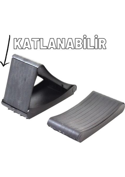 Çivili Katlanabilir Kayma Önleyici Katlanır Takoz