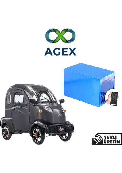 Regal Raptor K4 Elektrikli Araba Bataryası 72 Volt 30 Amper Sma