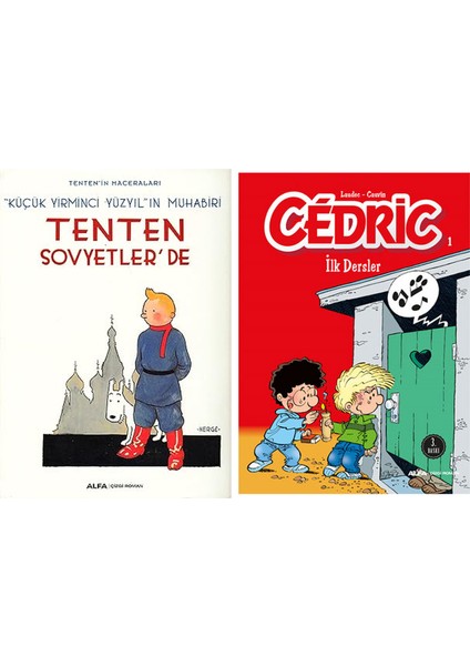 Tenten'in Maceraları 1 - Tenten Sovyetler'de: Küçük Yirminci Yüzyıl'ın Muhabiri + Cedric 1