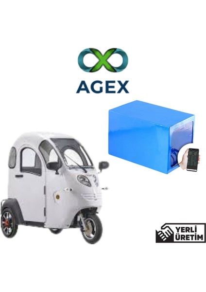 Regal Raptor K3 Lifepo4 Batarya 72 Volt 24 Ah Smart Bluetooth Ö