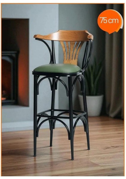 Dengema 65 cm Şık Metal Bar Sandalyesi – Konforlu ve Dayanıklı Tasarım!