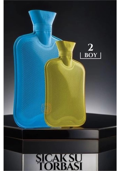2 Boy Sıcak Su Torbası 2 Li Set