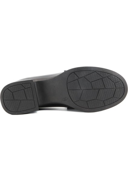 Miss Park Moda 161 K1014 Loafer Siyah Rugan Kadın Günlük Ayakkabı modelleri