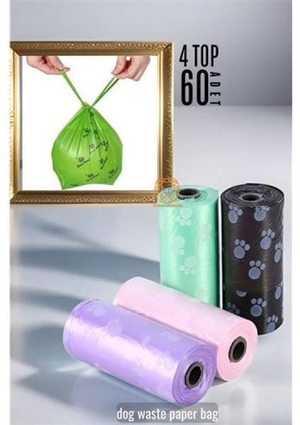 Hayvan Kaka Poşeti 60 Adet fiyatları