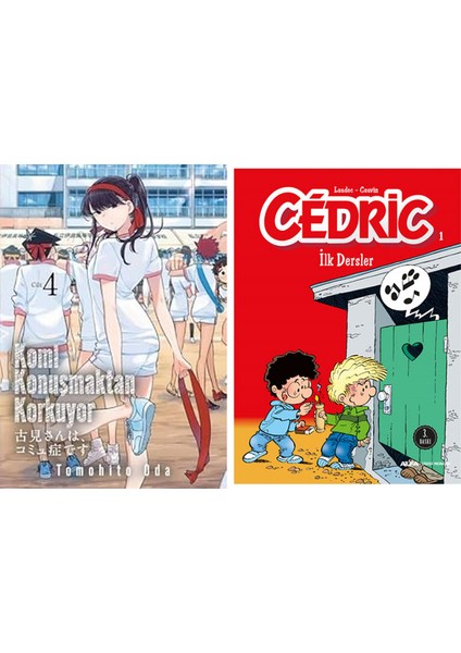 Komi Konuşmaktan Korkuyor Cilt - 4 + Cedric 1