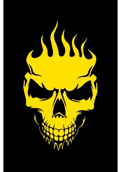 Kuru Kafa Araba, Motorsiklet, Kask, Laptop, Cam Sticker 15X9 cm