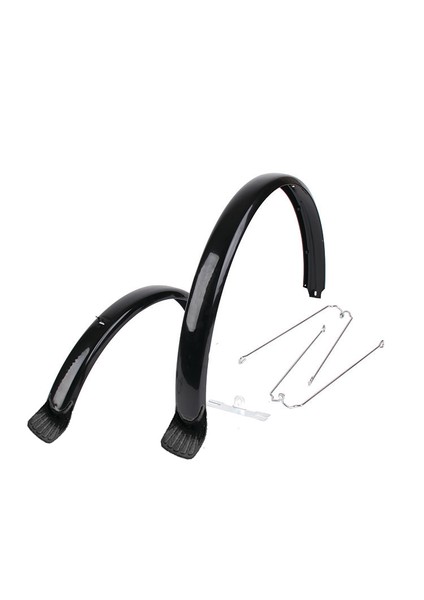 Çamurluk - 26 Jant City Bıke Uyumlu , Uzun, Siyah