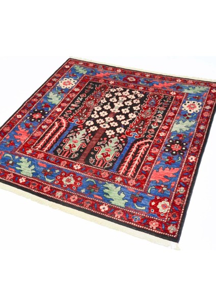 Yünden El Dokuma Hayat Ağacı Motifli Afgan Halısı 147X179 cm (2.63 M²) modelleri