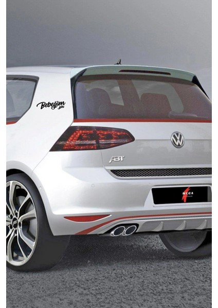 Bebeğim Gibi Araba Motorsiklet Kask Laptop Sticker 17X5 cm indirimleri