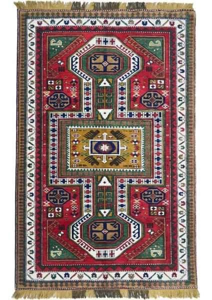 Yünden El Dokuma Kars Halısı 146X197 cm (2.88 M²)