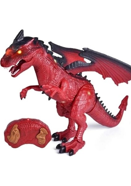 Kumandalı Yürüyen Sesli Işıklı Oyuncak Ejderha