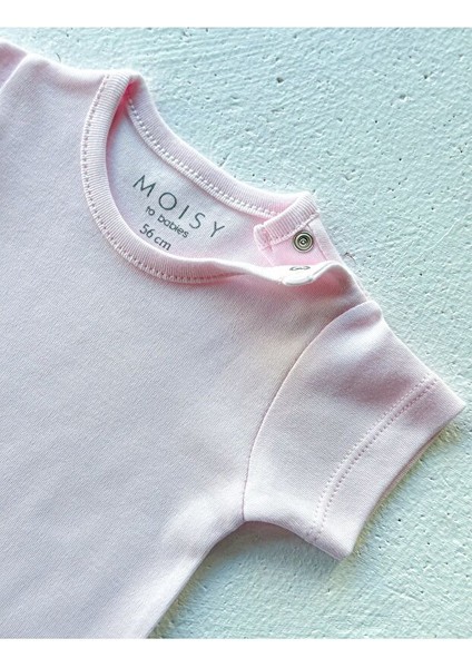 Moısy Kız Bebek Body, %100 Pamuk, Soft Yıkama, Kısa Kollu 5' Li Paket indirimleri