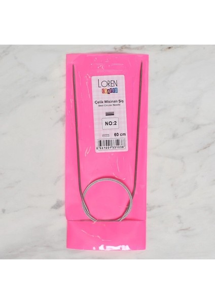 Loren Crafts 2 mm Çelik Misinalı Şiş 60 cm fırsatları