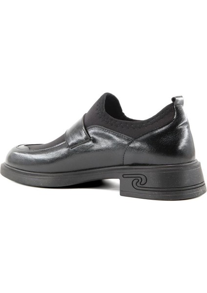 Miss Park Moda 208 K4065 Loafer Siyah Rugan Kadın Günlük Ayakkabı fırsatları