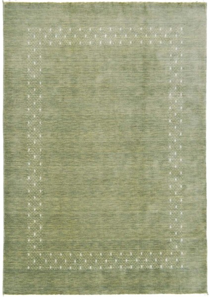 Lori Haki Renk Modern El Dokuma Halısı 170X240 cm (4.08 M²)