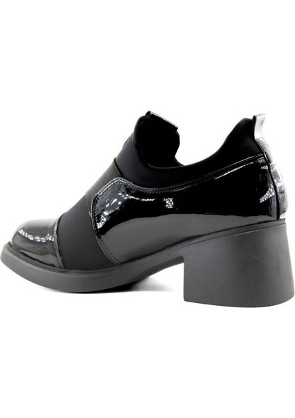 Miss Park Moda 207 K6668 Loafer Siyah Rugan Kadın Günlük Ayakkabı fırsatları