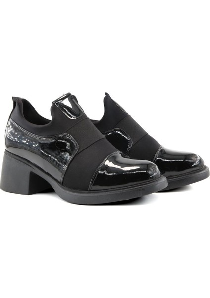 Miss Park Moda 207 K6668 Loafer Siyah Rugan Kadın Günlük Ayakkabı indirimleri