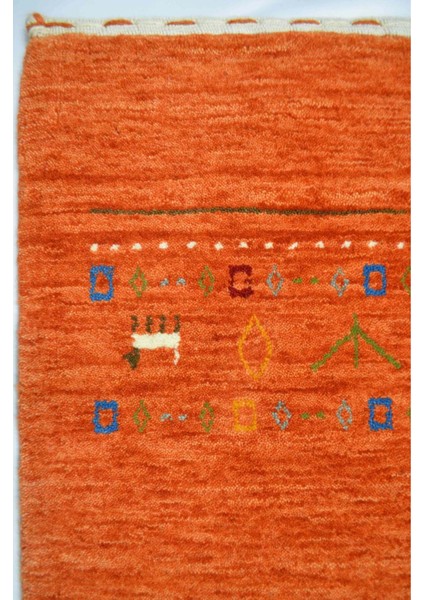 Lori Turuncu Renk Modern El Dokuma Halısı 140X200 cm (2.8 M²) fırsatları