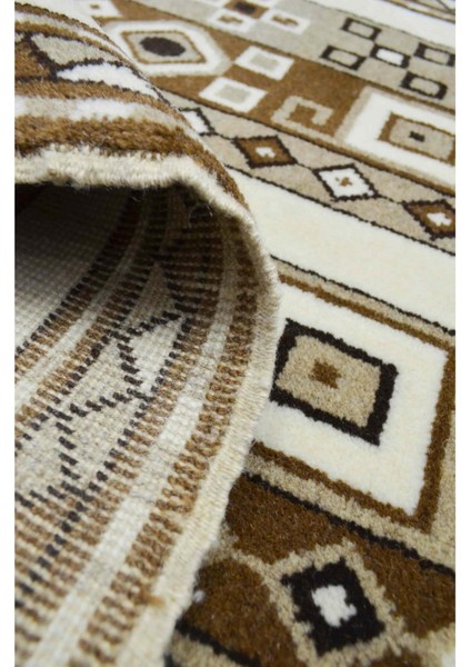 Yünden El Dokuma Naturel Sivas Şal Halısı 76X125 cm (0.95 M²)