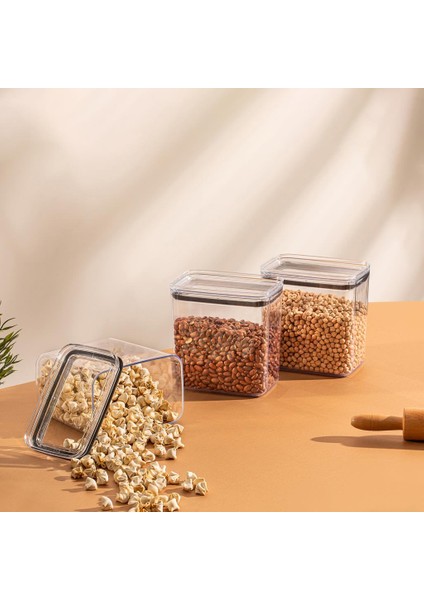 Dikdörtgen Hava Geçirmez Erzak Saklama Kabı 12 Adet 2100 ml fiyatları