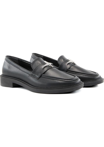 Miss Park Moda 386 K163 Loafer Siyah Kadın Günlük Ayakkabı indirimleri